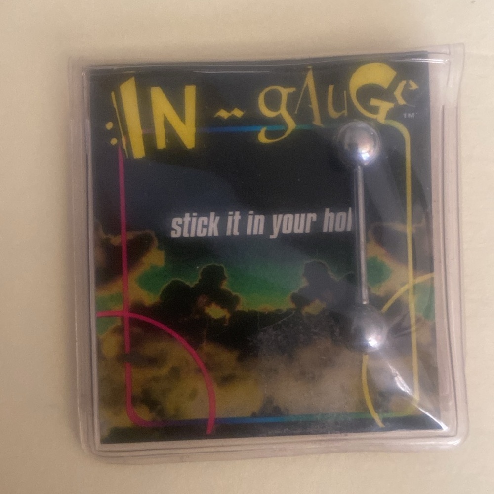Tongue piercing - brand new IN- GAUGE brand